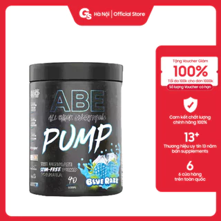 Bột tăng sức mạnh Applied ABE PUMP Pre Workout | Stim Free Formula, (40 Servings) nhập khẩu Anh - Gymstore