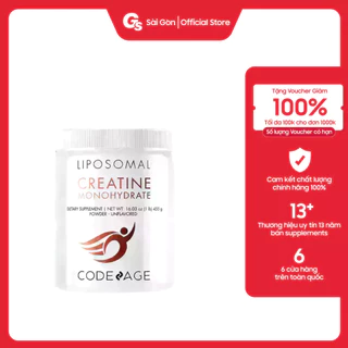 Bột CodeAge Liposomal Creatine Monohydrate, 1Lb (455g) nhập khẩu Mỹ - Gymstore