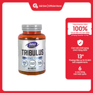 Viên uống Vitamin Now Tribulus (1000mg) phát triển cơ bắp, gia tăng hormone, sức mạnh, hiệu suất luyện tập