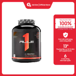 Sữa tăng cơ Rule 1 R1 Protein 5.03 Lbs (2,288 kg) nhập khẩu Mỹ, phân phối Gymstore phục hồi phát triển cơ bắp