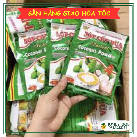 Combo 10 gói Bột cốt dừa hiệu Thành Phát (50g/gói). Không đường, phù hợp pha Cà Phê Cốt Dừa