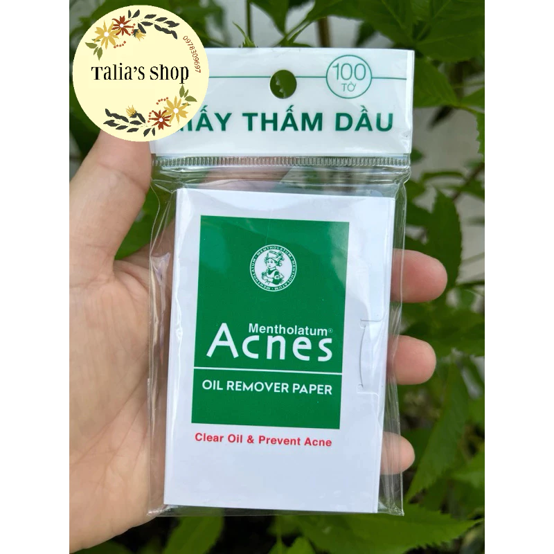 Gói 50 tờ Giấy thấm dầu Acnes Oil Remover Paper - MẪU THỬ