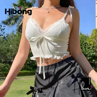 Áo Croptop HAI DÂY BRA NƠ NGỰC Nữ Chất Thun Gân Kiểu Sexy Nữ Có Mút Ngực, Áo Thun Ôm Body Trơn - HIBONG