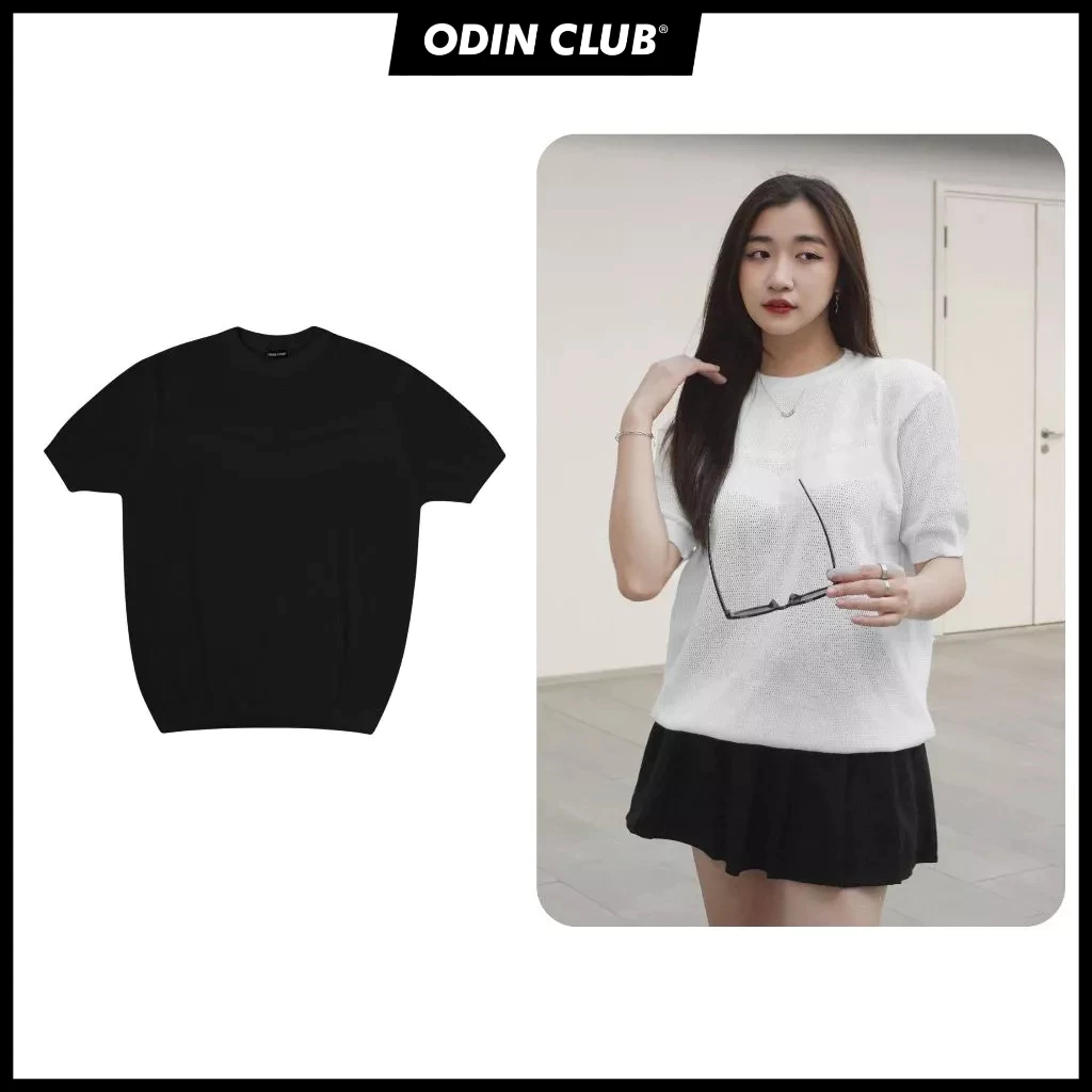 Áo len cộc tay Grand Odin Club, Áo cộc tay unisex chất liệu vải len, Local Brand ODIN CLUB