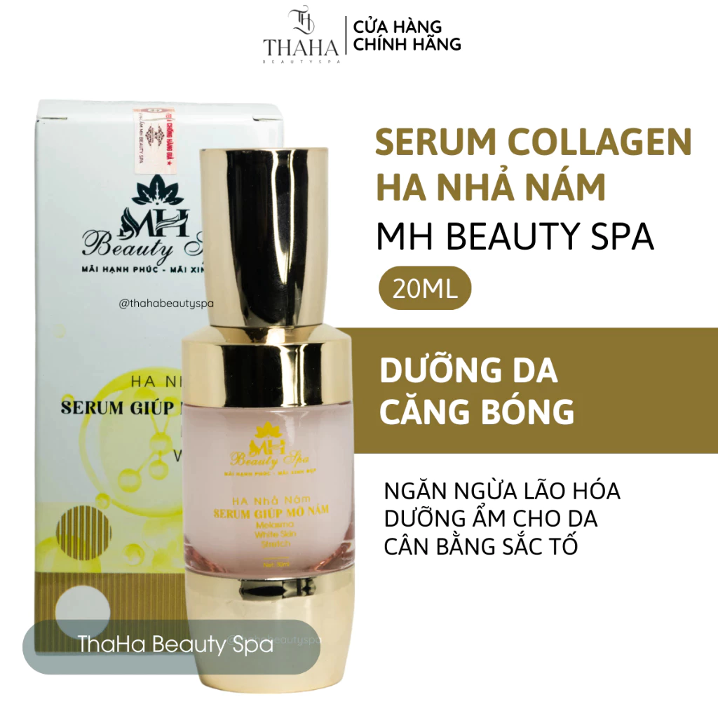 [CHÍNH HÃNG] Serum nhả nám HA Collagen MH Beauty Spa, mờ tận gốc nám tàn nhang, cải thiện da không đều màu