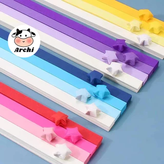 Giấy Gấp Sao 540 Tờ Dài 23cm Handmade điều ước hoạ tiết pastel