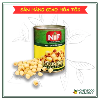 Hạt sen ngâm nước đường NIF chính hãng hộp 560g