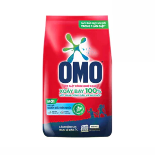 Bột giặt Omo công nghệ xanh, xoay bay vết bẩn,nguồn gốc thiên nhiên ko chất tẩy 380g