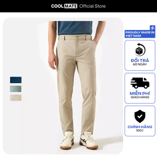 Quần dài Kaki Slim Fit trượt nước, co giãn - Thương hiệu Coolmate