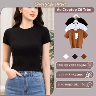 Áo croptop nữ ôm body chất Borip cao cấp co giãn áo 3 lỗ nữ CHR005