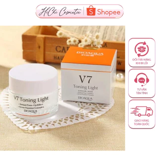 Kem dưỡng trắng da  V7 toning light cream CỦA BIOAQUA KV00