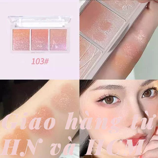 HOLD LIVE Phấn Má Hồng 3 Ô Màu Secret Garden Blush