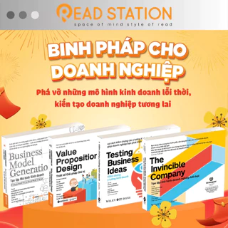 Sách: Binh Pháp Cho Doanh Nghiệp (Combo/Lẻ Kiểm chứng ý tưởng, Tạo lập mô hình, Thiết kế giải pháp, Mô hình doanh nghiệp