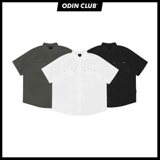 Áo sơ mi cộc tay Nails ODIN CLUB, Áo sơ mi cộc tay oversize thời trang unisex, Local Brand ODIN CLUB