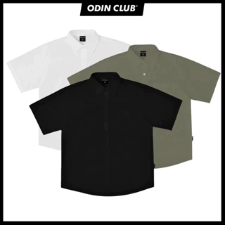 Áo sơ mi cộc tay ESW ODIN CLUB, Áo sơmi nam ngắn tay form rộng, Local Brand ODIN CLUB