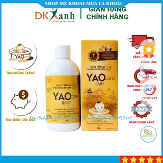 Sữa tắm cho bé, Nước tắm gội thảo dược cho bé Yaocare Baby 250ml/chai - KhoaiBaby