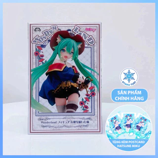 [Chính Hãng] Mô Hình Hatsune Miku Wonderland - Cat Puss in Boots​​ Figure (Taito)