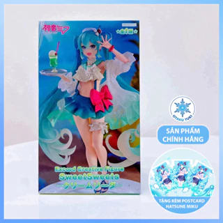 Mô Hình Hatsune Miku Cream Soda Ver - SweetSweets Figure (FuRyu)