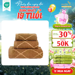 Khăn Tắm Mollis Cotton 50x100cm Khăn Cao Cấp Mềm Mịn Dầy Dặn Thấm Hút Không Ra Màu Phù Hợp Gia Đình Spa Khách Sạn BM8Z