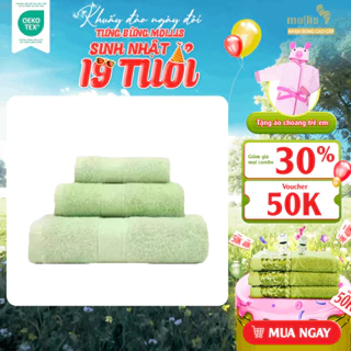 Khăn Tay Mollis Cotton 30x42cm Khăn Cao Cấp Mềm Mịn Thấm Hút Không Ra Màu Không Xù Đồ Lông Gia Đình Spa Khách Sạn HM50