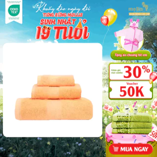 Khăn Tắm Mollis Cotton 60x120cm Khăn Cao Cấp Mềm Mịn Thấm Hút Không Ra Màu Không Xù Đồ Lông Gia Đình Spa Khách Sạn B853