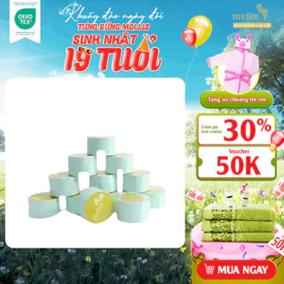 Khăn Tay Mollis Cotton 28x42cm (+-5cm) Khăn Cao Cấp Thấm Hút Sử Dụng Nhiều Lần Tiện Lợi Phù Hợp Du Lịch Dã Ngoại HNEN