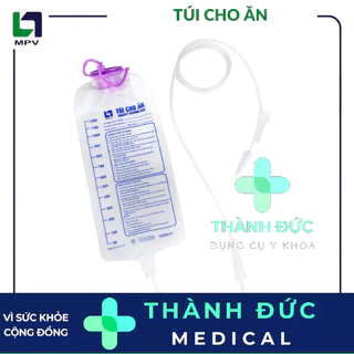 Túi thải độc đại tràng, cafe enema, túi cho ăn dung tích 1200ml, kèm dây truyền