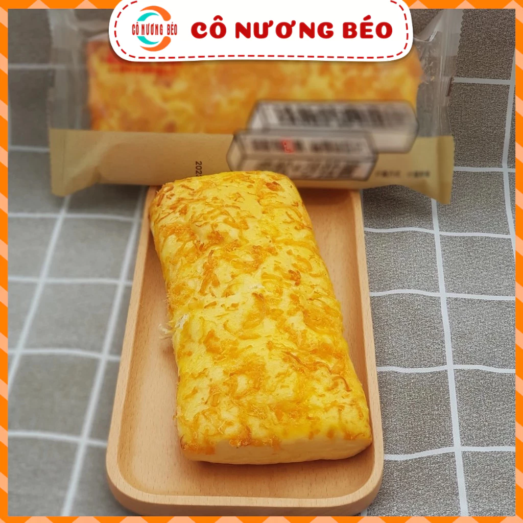 Bánh mì chà bông phomai Luck Farmily vị mặn ngọt 1 chiếc 85g bánh kẹo Cô Nương Béo