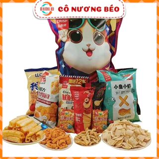 Bim bim khổng lồ mix nhiều vị gói 718g đồ ăn vặt Cô Nương Béo