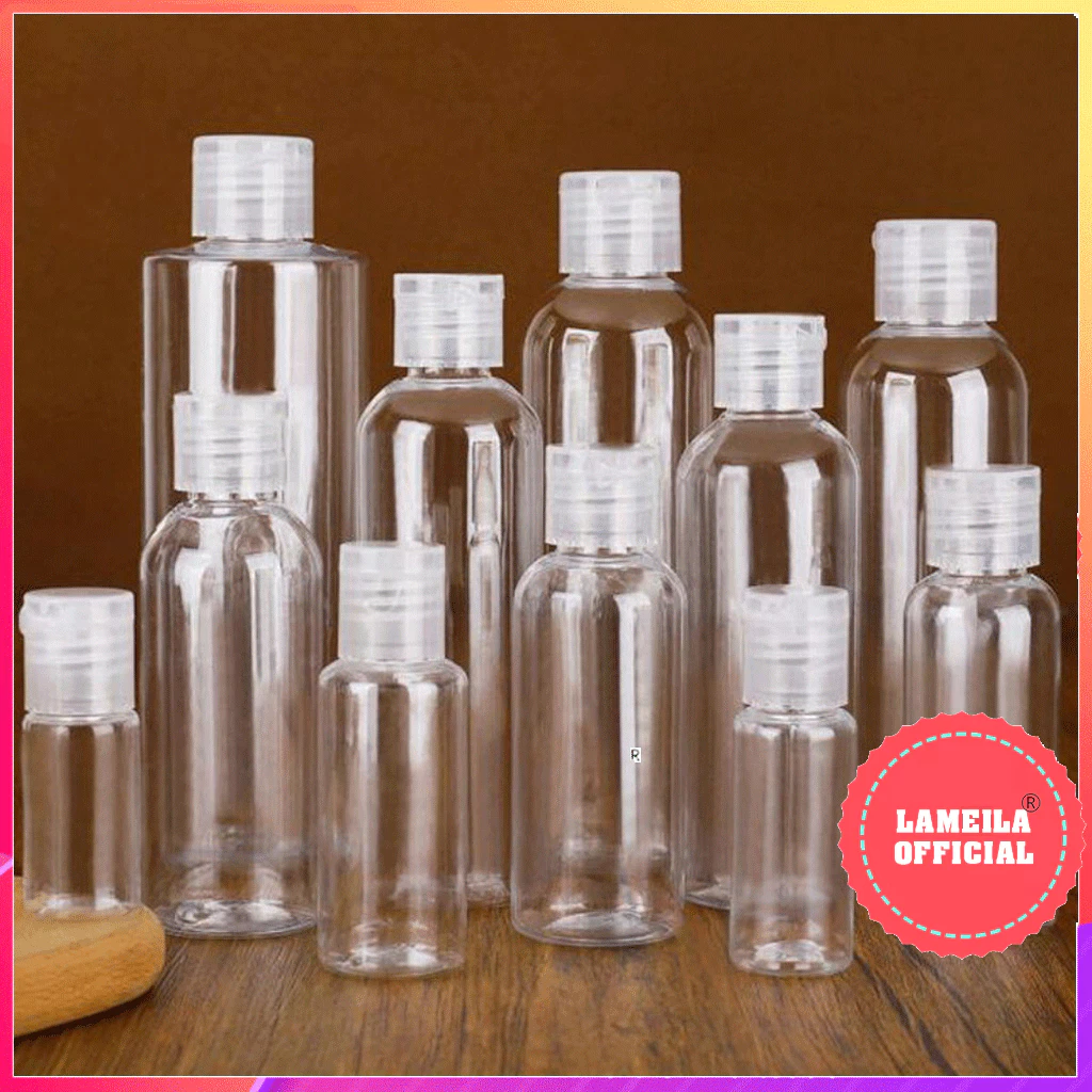 (Combo 2)Chai Nhựa Nắp Bật 30ML/50ML/100ML Đựng Gel Rửa Tay - Chai Nhựa Pet - Chai Chiết Mỹ Phẩm - Dụng Cụ Làm Đẹp P0574