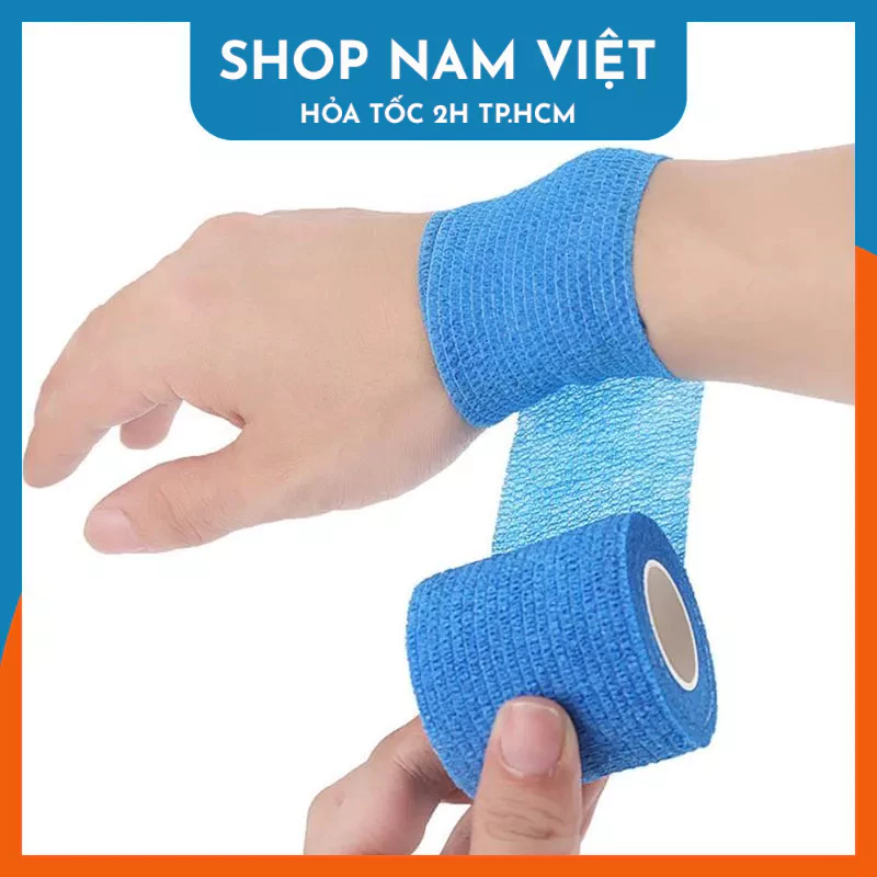 Băng Quấn Cao Su Non Quấn Cổ Tay Cổ Chân Chống Chấn Thương