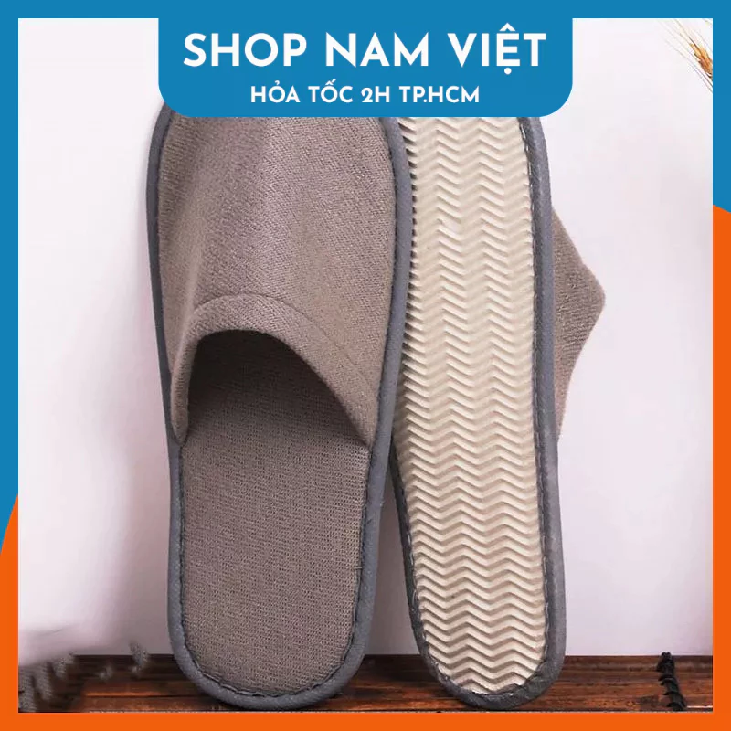Dép Mang Trong Nhà Bằng Vải Cho Khách Sạn, Homestay, Khách Du Lịch