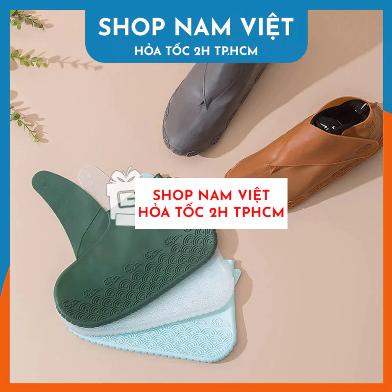 Bọc Giày Đi Mưa Có Dây Khóa Cao Cấp