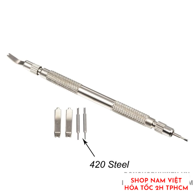 Dụng Cụ Thay Dây Đồng Hồ 2 Đầu + 4 Đầu Thay Thế Kim Loại