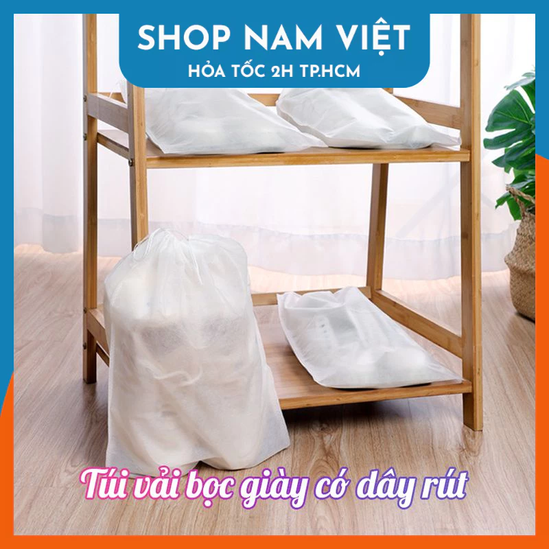 Túi Giày Vải Không Dệt Có Dây Rút, Túi Vải Đa Năng