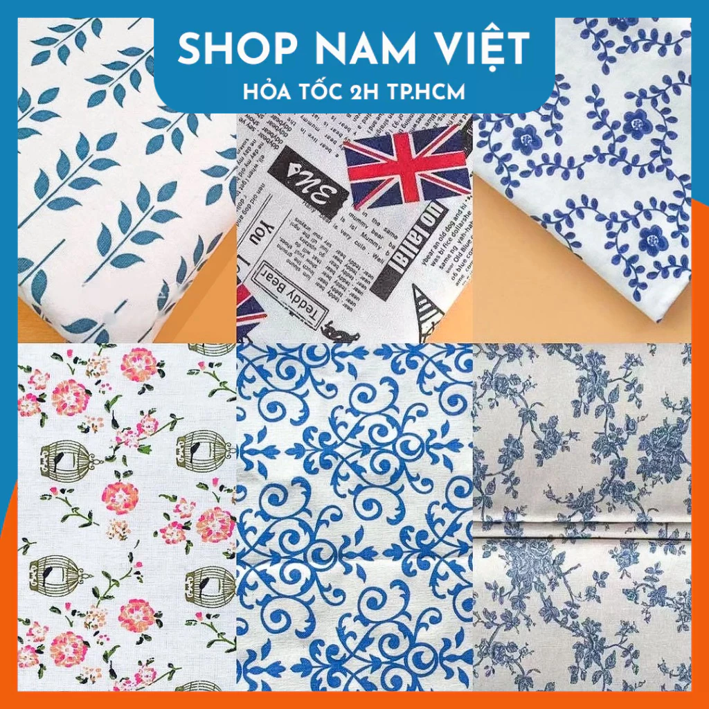 [BST hoa cổ điển] Vải linen để may khăn trải bàn, khăn bếp, rèm cửa, đồ trang trí