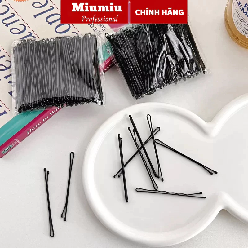 combo 50 cái Kẹp tăm chống gỉ Hàn Quốc thiết kế đơn giản xinh xắn nhiều màu sắc