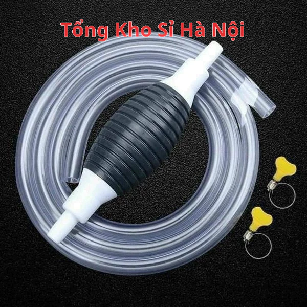 Dụng Cụ Bơm Hút Sang Chiết Chất Lỏng Rượu Xăng Dầu Bóp Tay Đa Năng - Quả Bóp Sang Chiết Chất Lỏng
