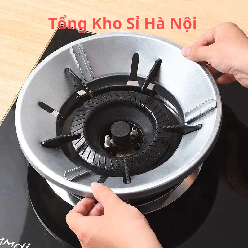 Kiềng chắn gió, chồng toả nhiệt tiết kiệm hơn bếp gas, dụng cụ nhà bếp giữ lửa +1000