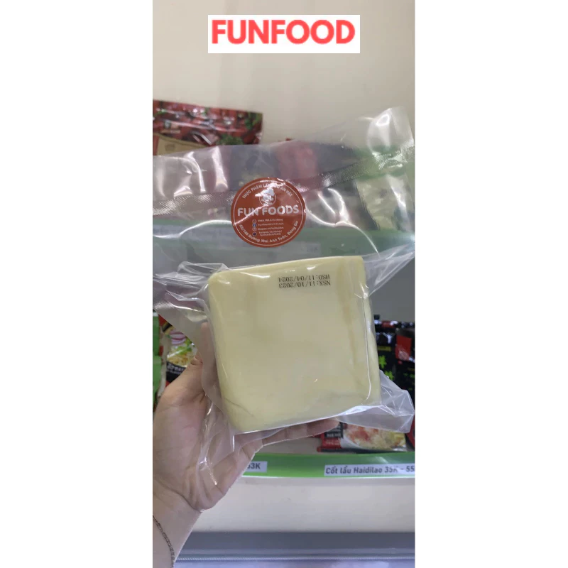 Phô mai khối mozzarella 500g tách lẻ tiện lợi, làm phô mai que, bánh đồng xu, đồ nướng