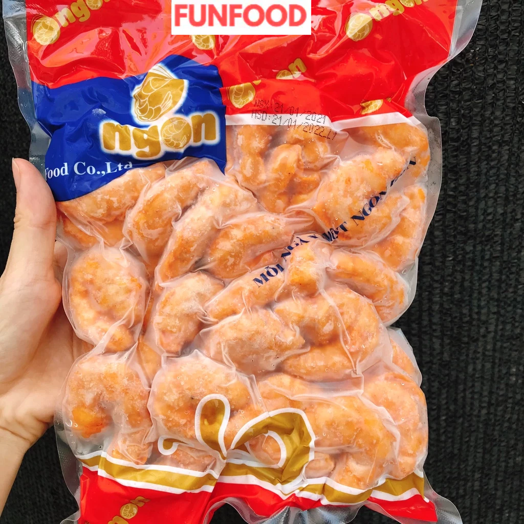 Tôm surimi, chả tôm định hình chiên, thả lẩu siêu ngon 500g,250g