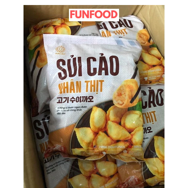SỦI CẢO NHÂN THỊT Hacao 500g (Giao hàng HN)