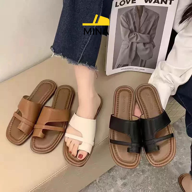 Dép xăng đan hở mũi, Dép kiểu nữ xỏ ngón đi chơi đi biển_MINA