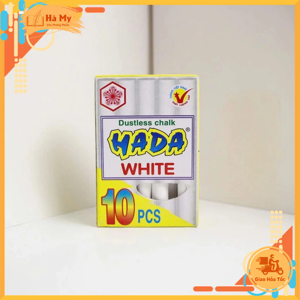 Phấn viết bảng trắng - Phấn không bụi HADA