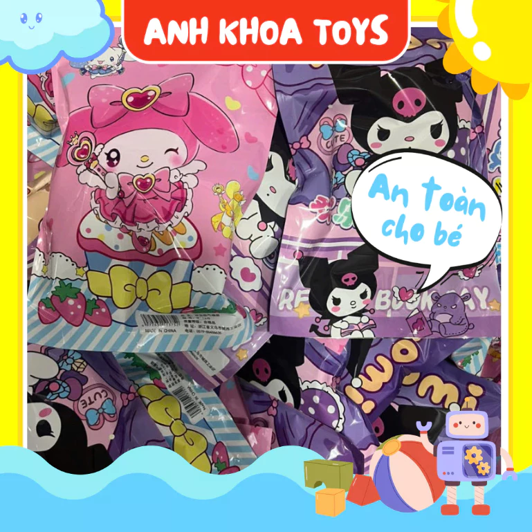 Túi Qùa Tặng Bất Ngờ,Túi Mù Test Nhân Phẩm, Blindbox, 8-10 Đồ Chơi Bất Kỳ