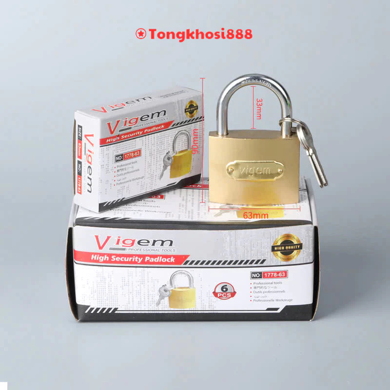 PVN67704 Ổ khoá mini vali loại tốt bằng thau kích thước 20mm,25mm,32mm tongkhosi888
