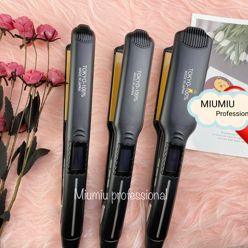 Máy là tóc duỗi tóc TOKYO mặt sứ bóng mượt bảo vệ tóc dùng cho salon chuyên nghiệp