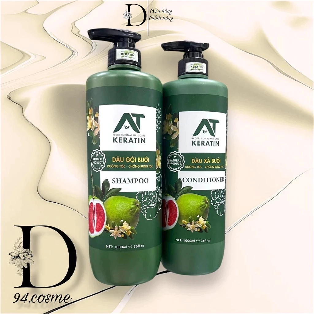 dầu gội giảm rụng kích mọc tóc AT bưởi 1000ml