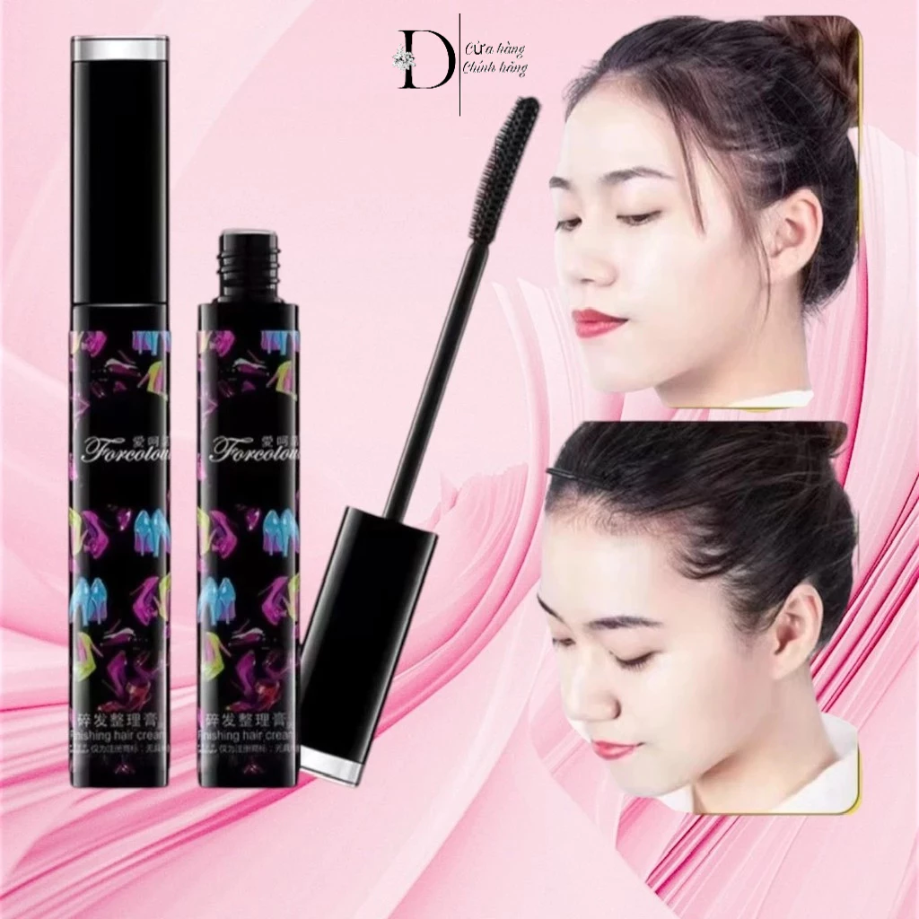 Cây chải tóc Mascara cố định tóc mai, chuốt tóc con gọn vào nếp, phụ kiện bút tạo kiểu vuốt gọn tóc.