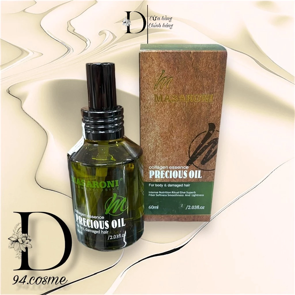 MASARONI TINH DẦU DƯỠNG TÓC ARGAN PRECIOUS OIL 60ml